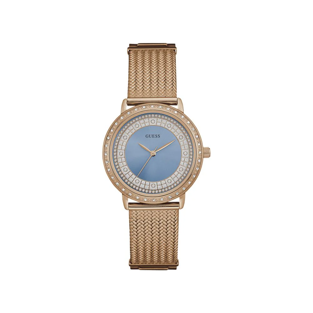 Guess Stalen horloge voor dames met elegante stijl