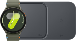 Samsung Galaxy Watch 7 4G Groen 40mm + Duo Draadloze Oplader