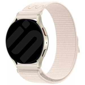 Strap-it Samsung Galaxy Watch 6 - 44mm nylon bandje (sterrenlicht)