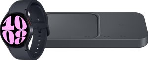 Samsung Galaxy Watch 6 Zwart 40mm +  Duo Draadloze Oplader