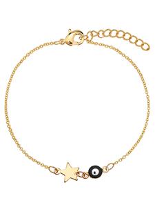 FASHIONIZE Armband Eye Star Zwart