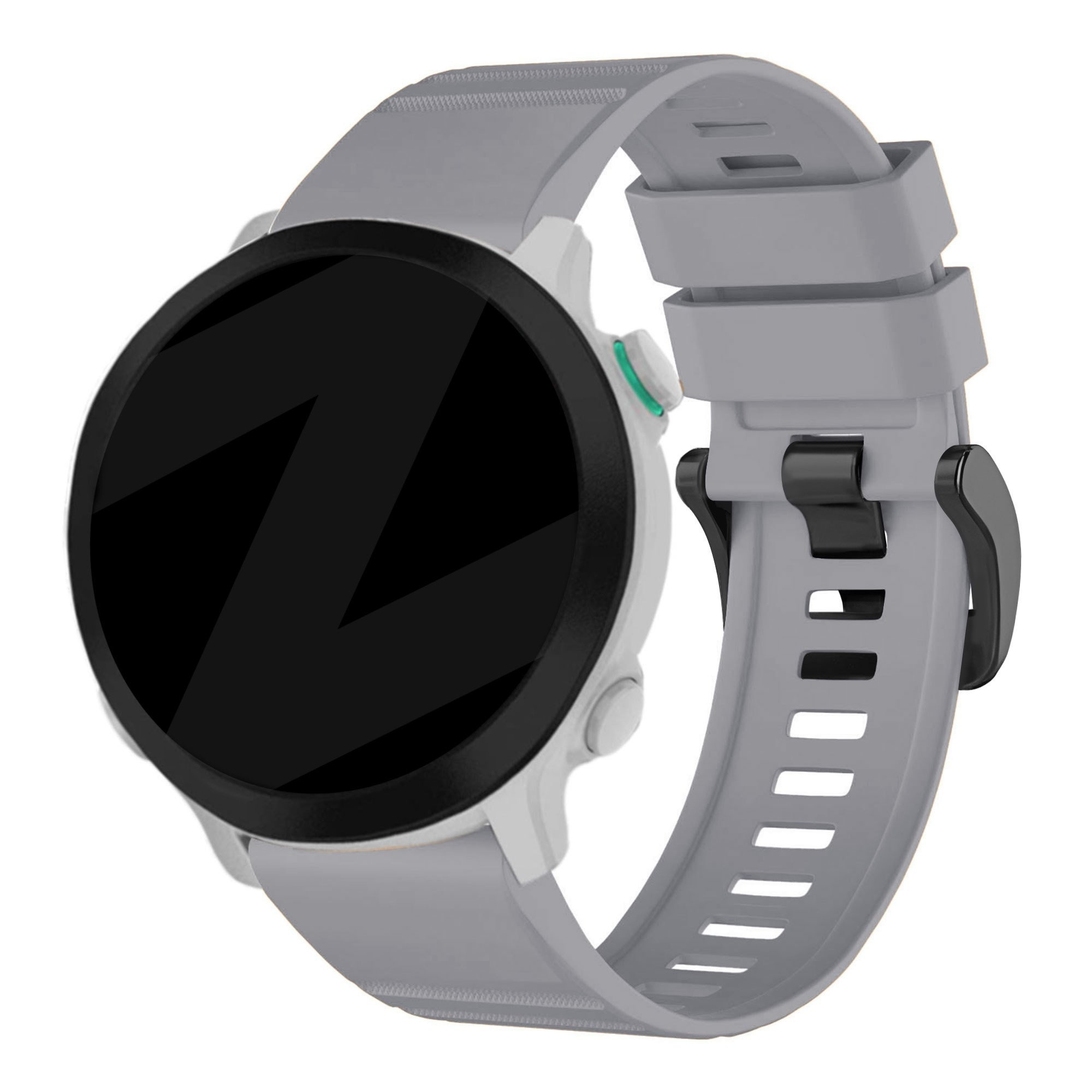 Strap-it Bandz Garmin MARQ siliconen band met gesp (grijs)