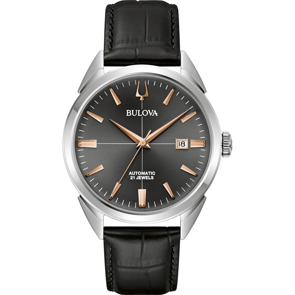 Bulova Automatisch horloge 96B422 Polshorloge, herenhorloge, dameshorloge, roestvrijstalen band, saffierglas