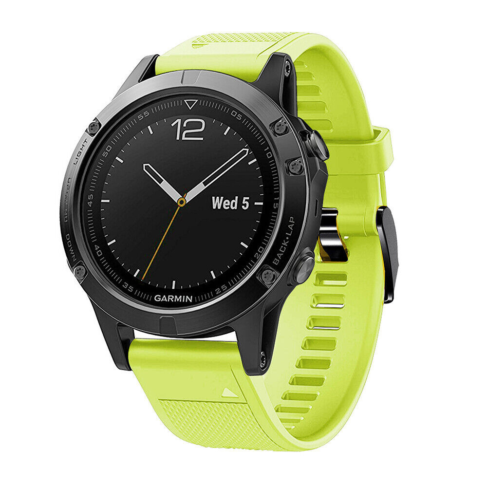 Strap-it Garmin Forerunner 970 siliconen bandje (lichtgroen)