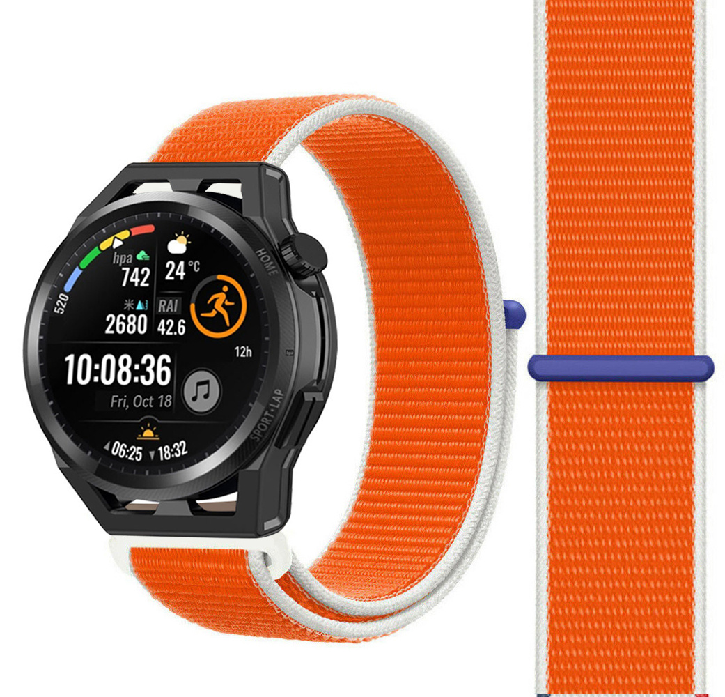 Strap-it Huawei Watch GT Runner nylon band (Nederland)