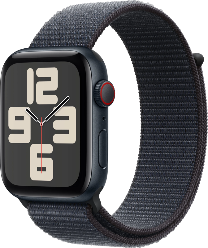 Apple Watch SE 2024 4G 44mm Midnight Sport Loop