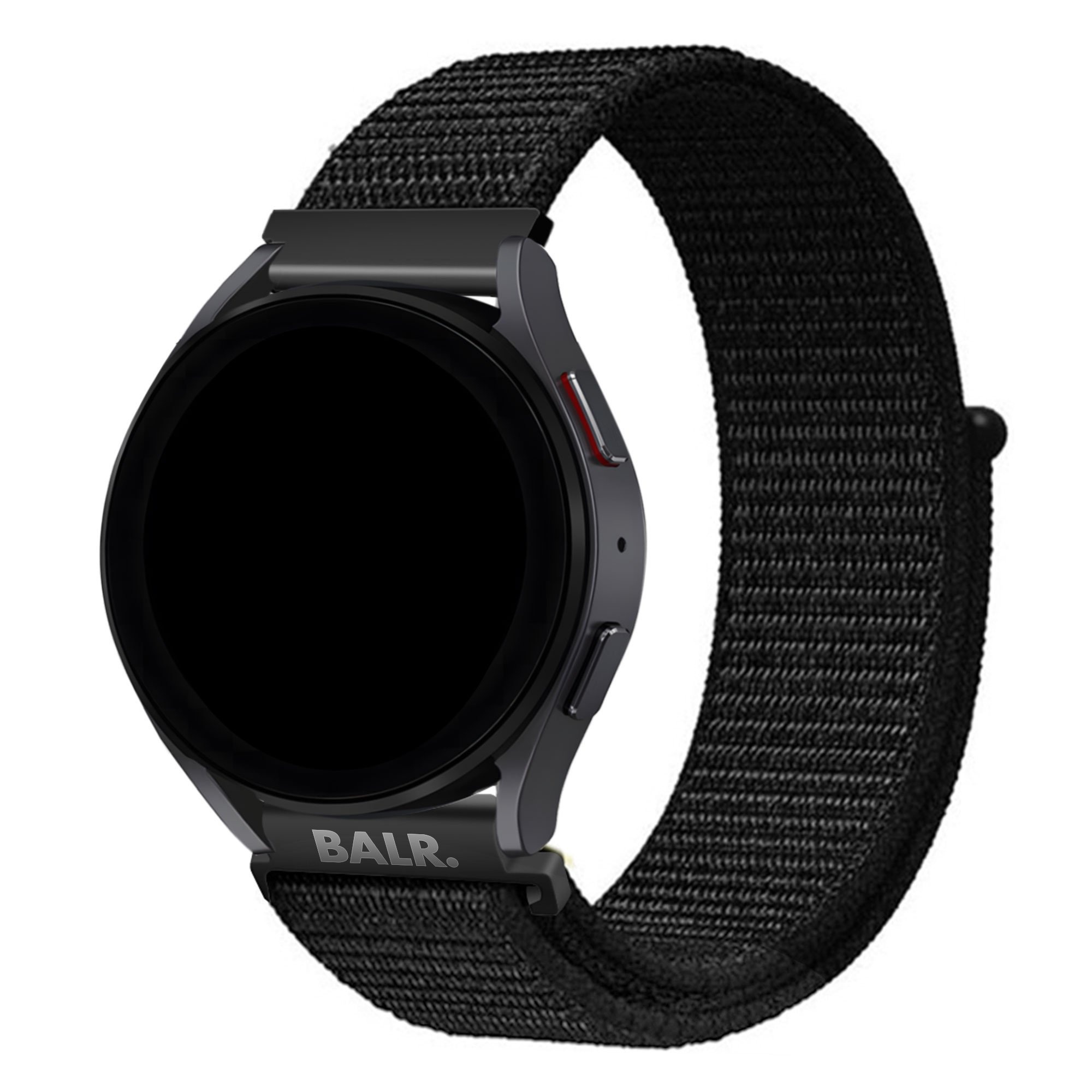 BALR. BALR Samsung Galaxy Watch 7 44mm nylon band (zwart)