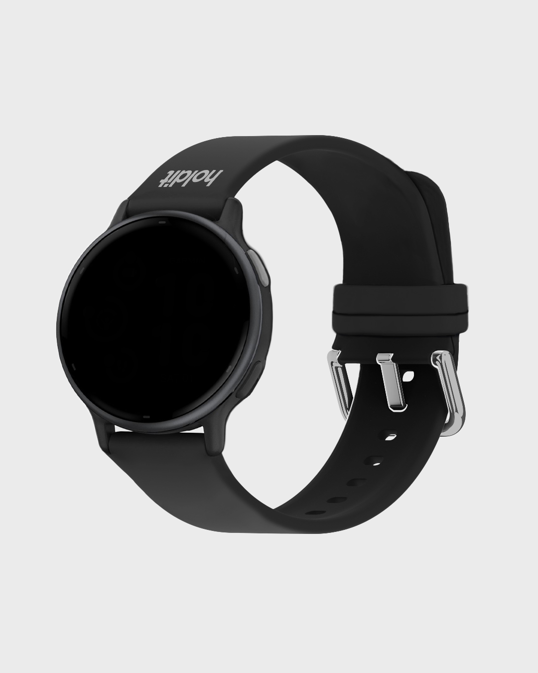 Holdit Watch Band Silicone Black 20mm