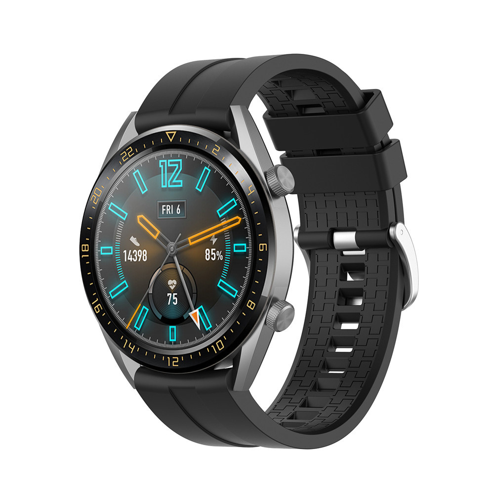 Strap-it Huawei Watch GT 5 - 46mm extreme silicone band (zwart)
