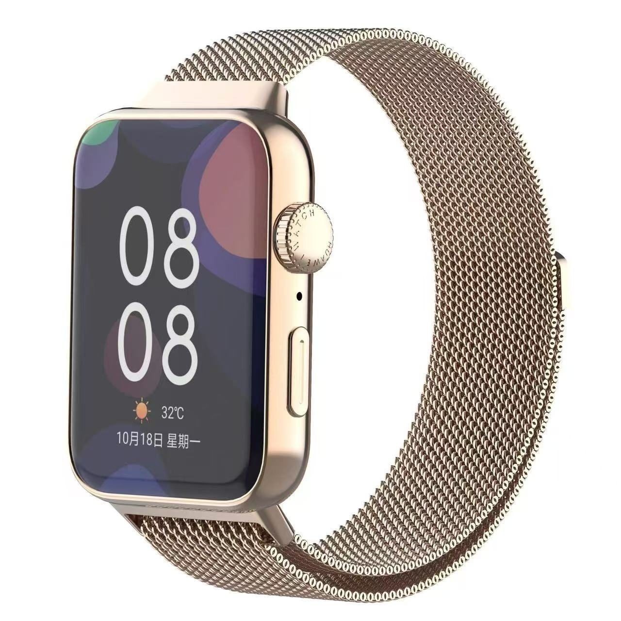 Strap-it Huawei Watch Fit 4 Milanese band (sterrenlicht)