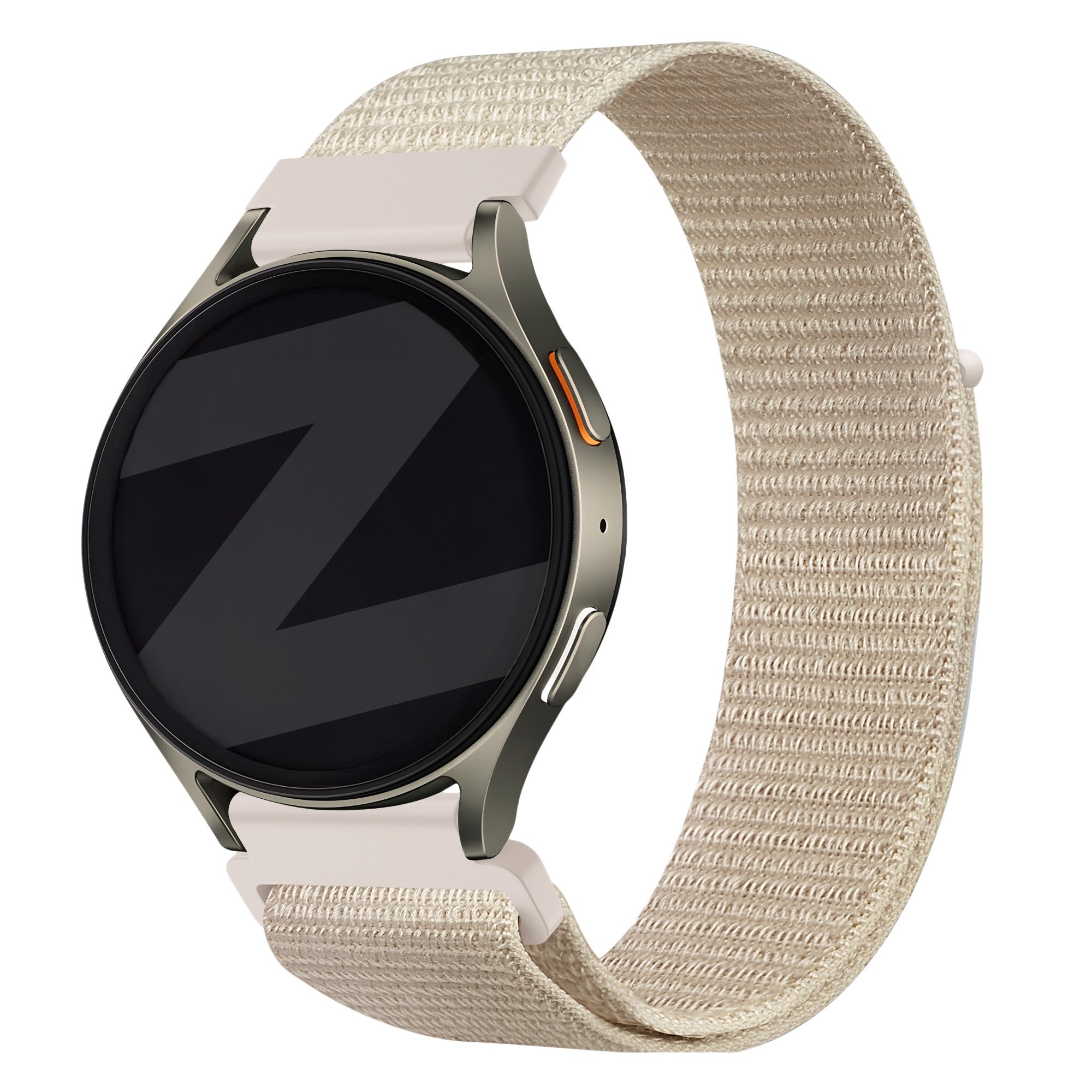 Bandz Samsung Galaxy Watch 3 41mm nylon band 'Easy fit' (sterrenlicht)