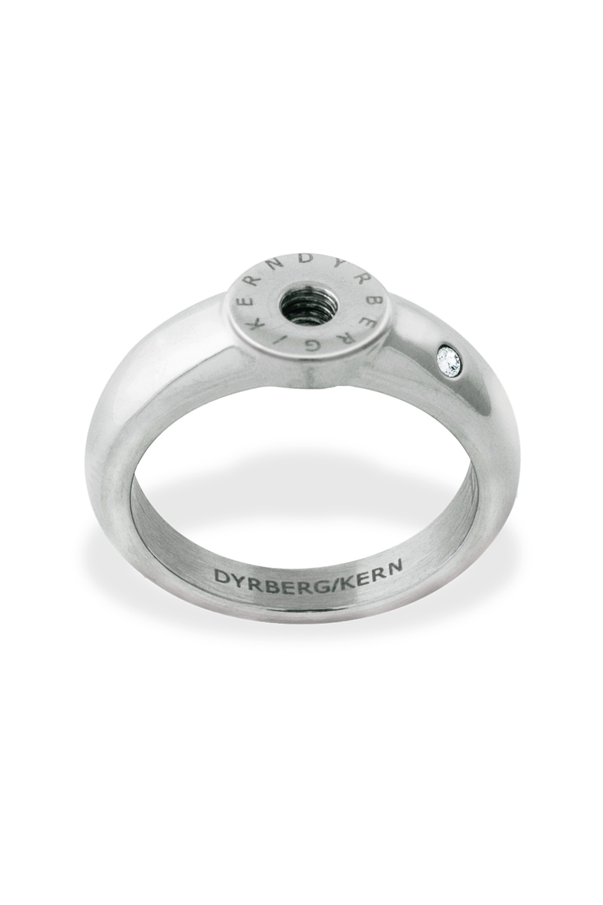 Dyrberg Kern Dyrberg/Kern Ring Ring, Color: Silver/Crystal, Iiiii/, Women