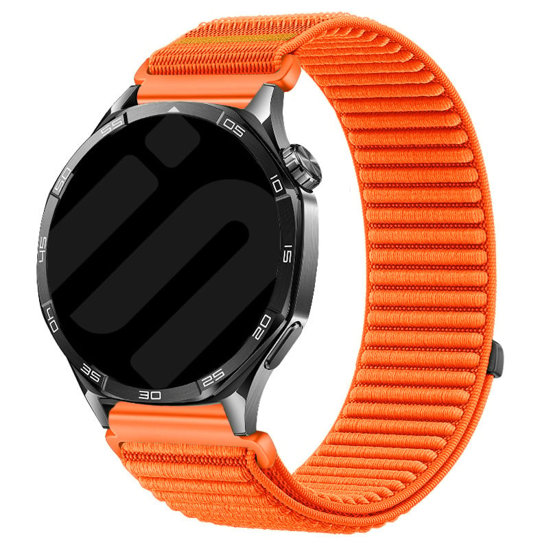 Strap-it Amazfit GTR 2 wave nylon band (oranje)