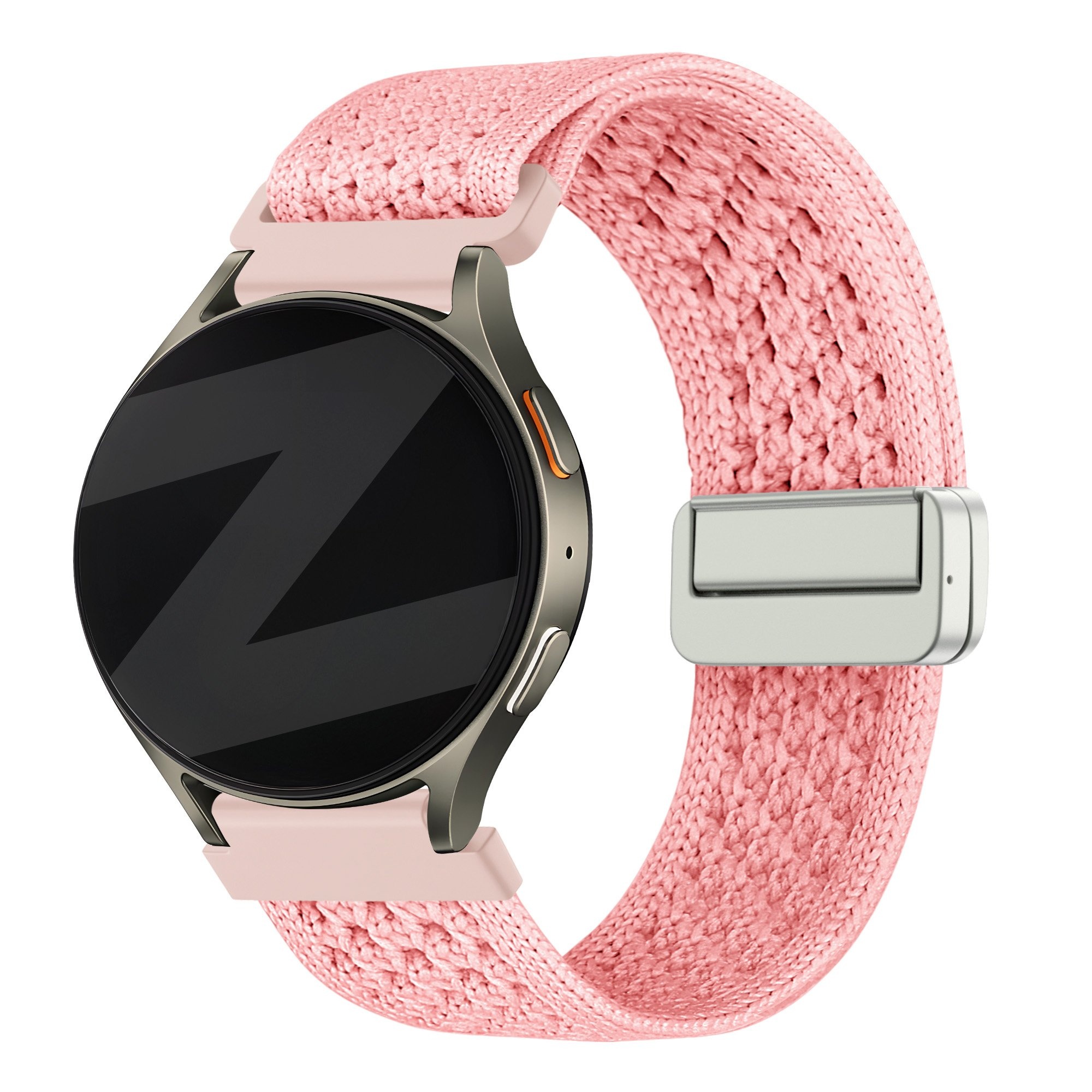 Bandz Withings ScanWatch Nova vintage nylon band (roze)