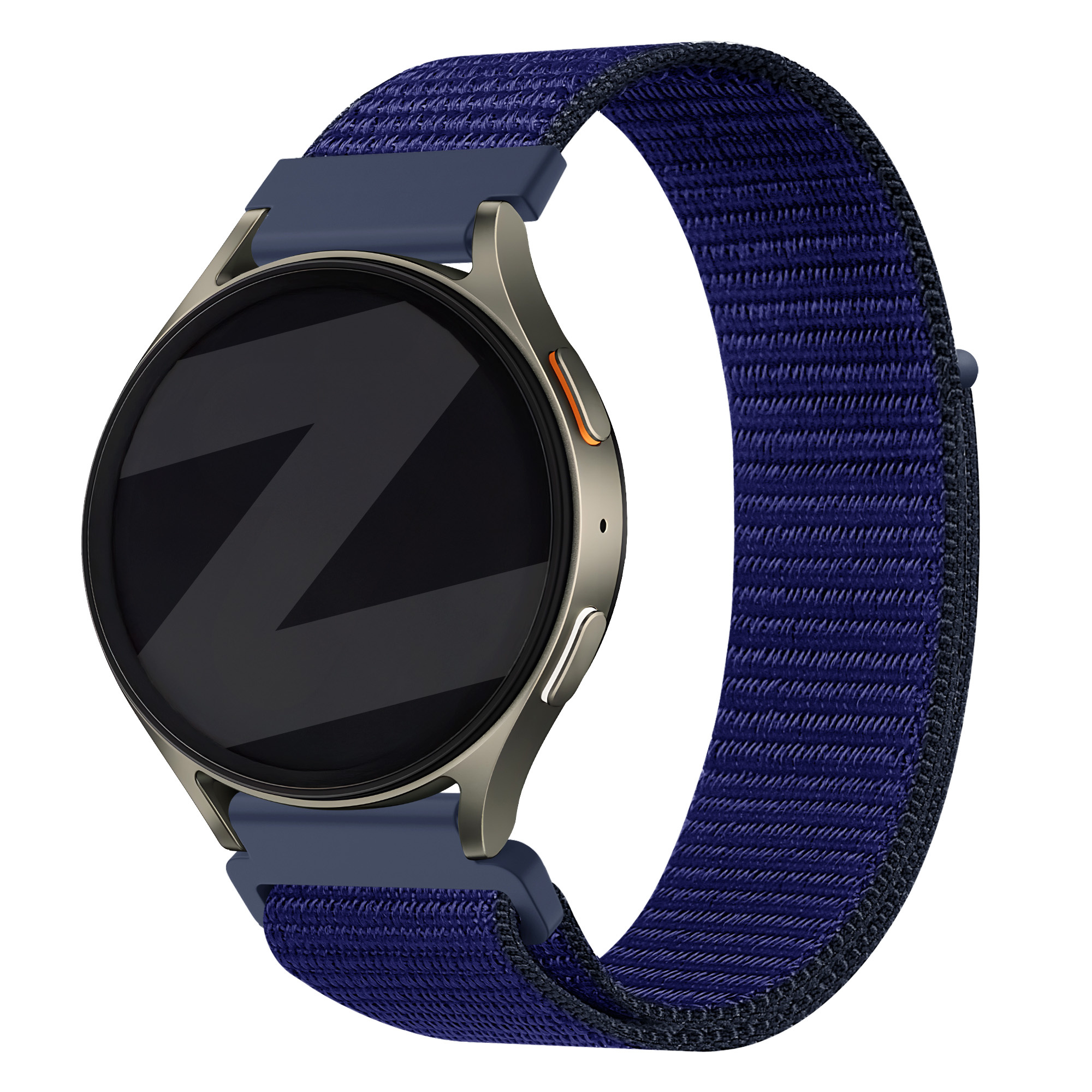 Bandz universeel 22mm nylon band 'Easy fit' (blauw)