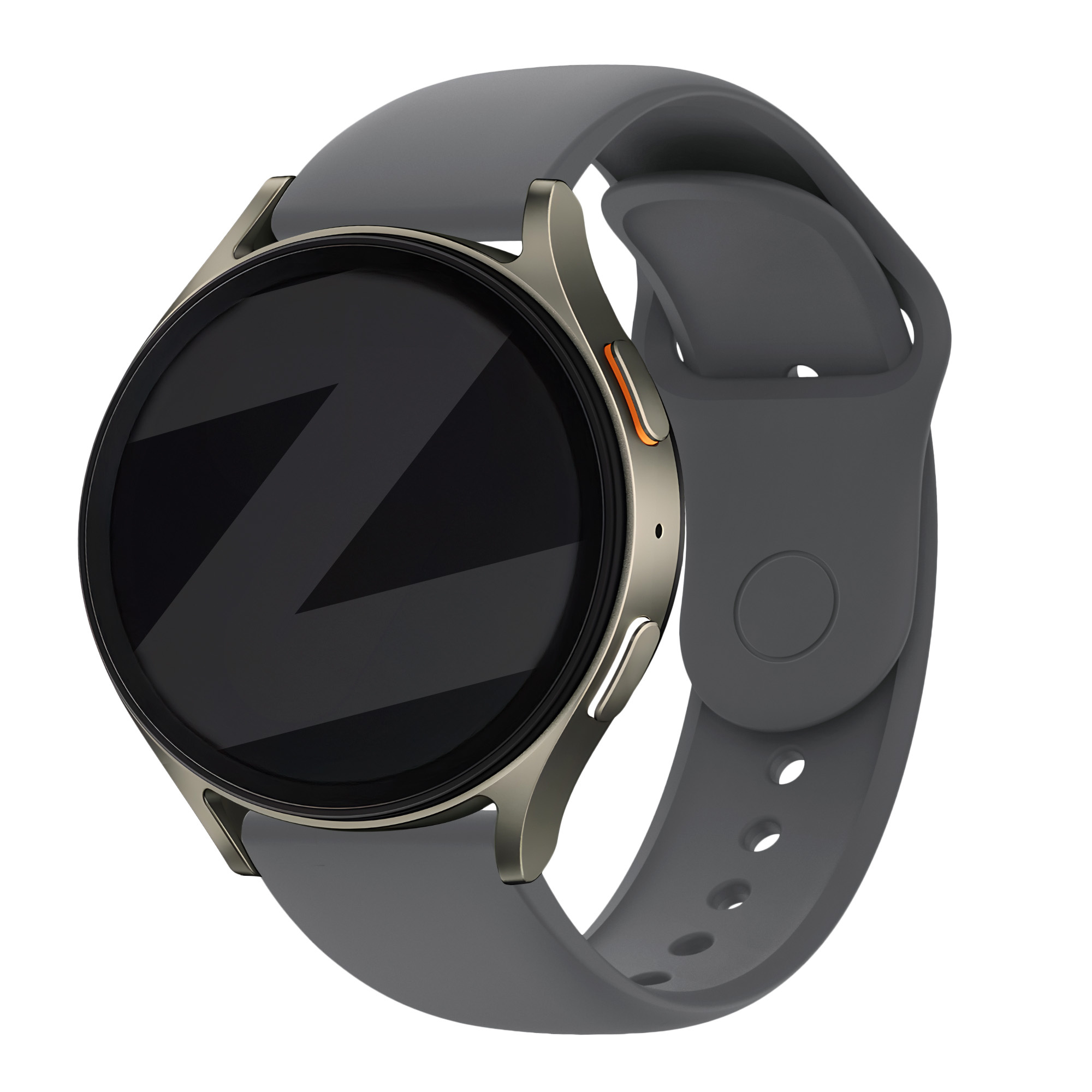 Bandz universeel 22mm sport band 'Easy fit' (grijs)