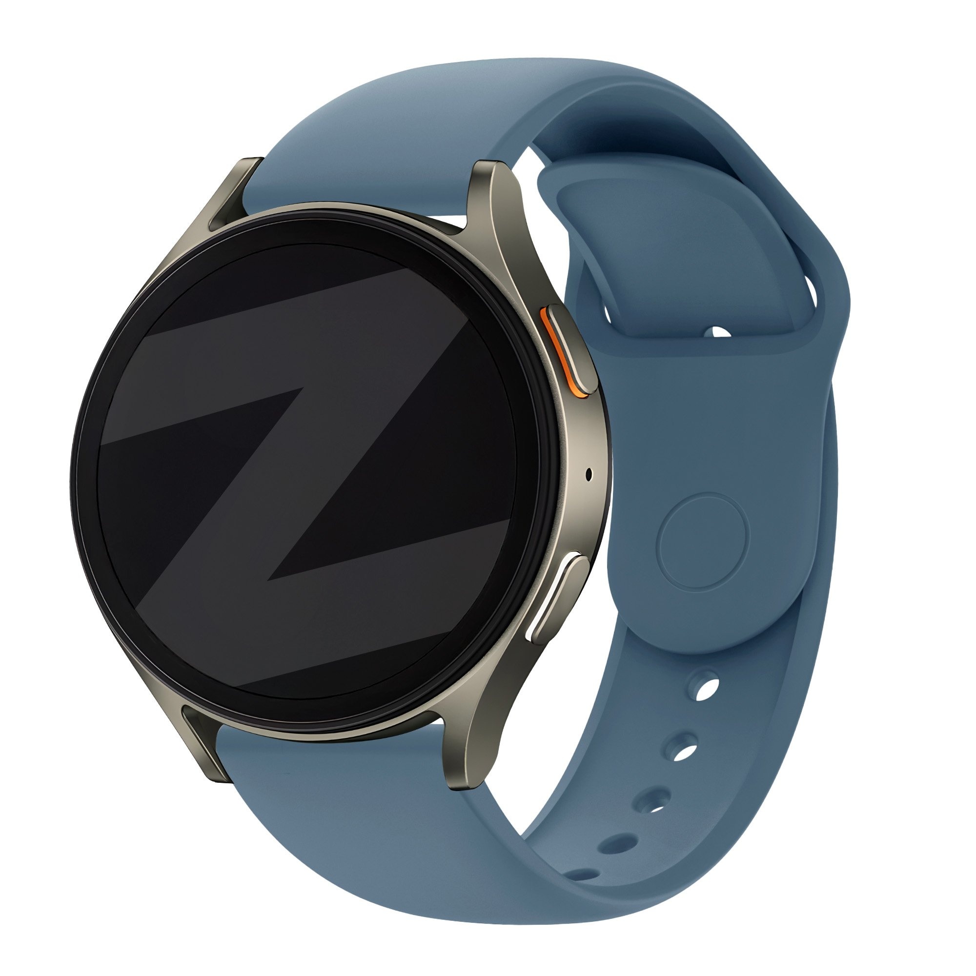 Bandz Fossil Gen 6 - 44mm sport band 'Easy fit' (blauw)