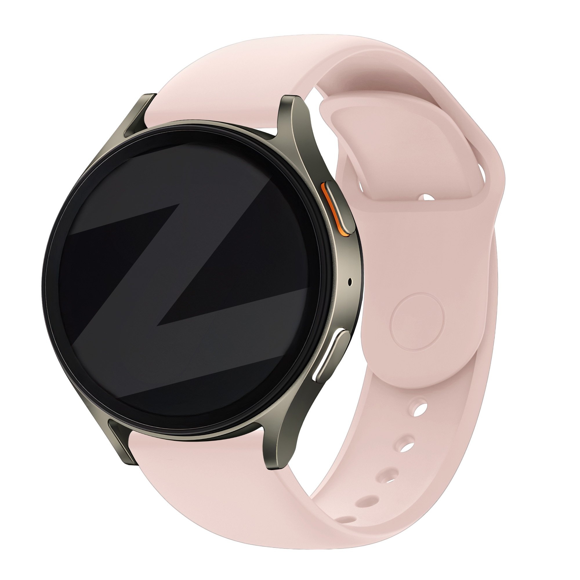 Bandz Huawei Watch GT 3 Pro 43mm sport band 'Easy fit' (lichtroze)