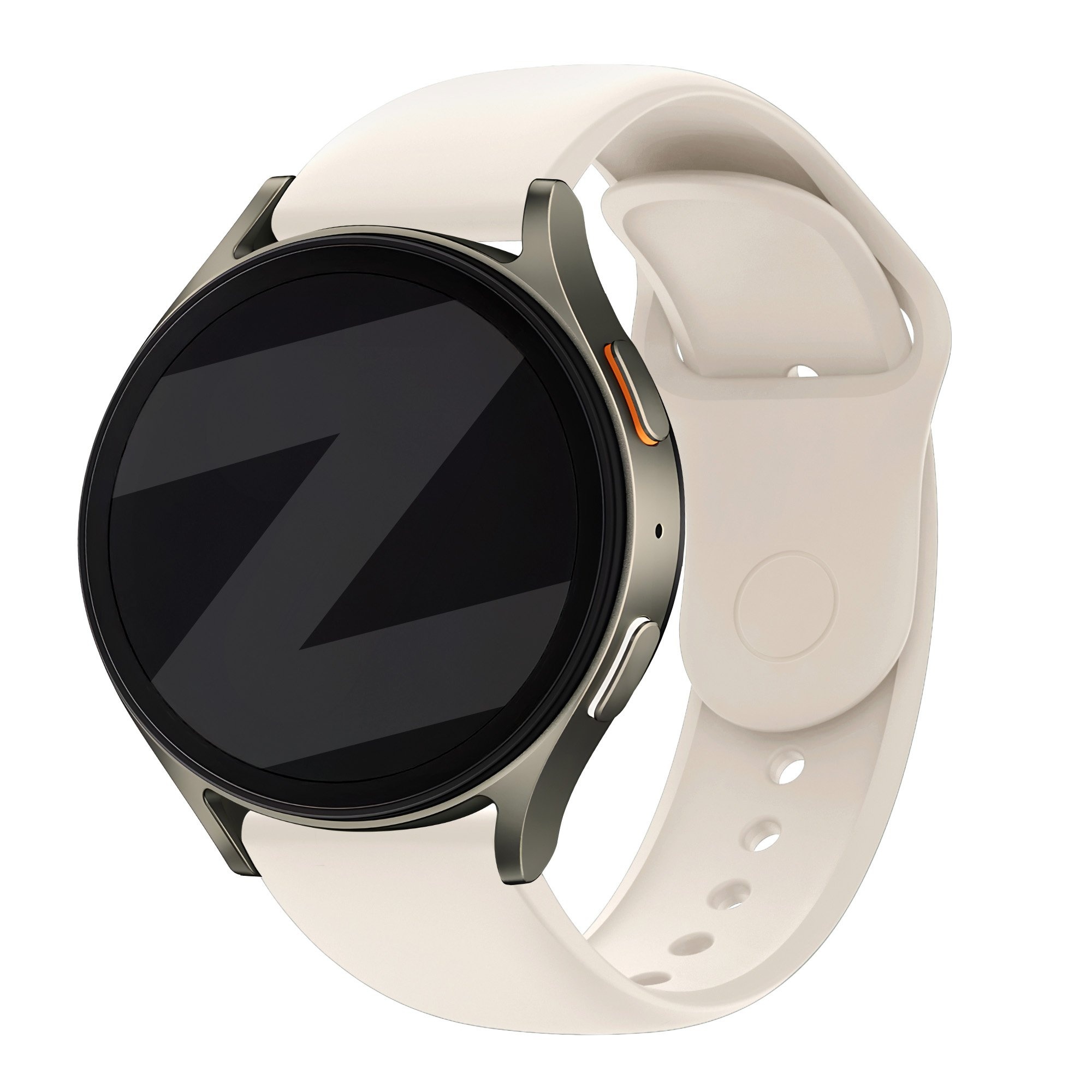 Bandz Huawei Watch GT 2 42mm sport band 'Easy fit' (sterrenlicht light)
