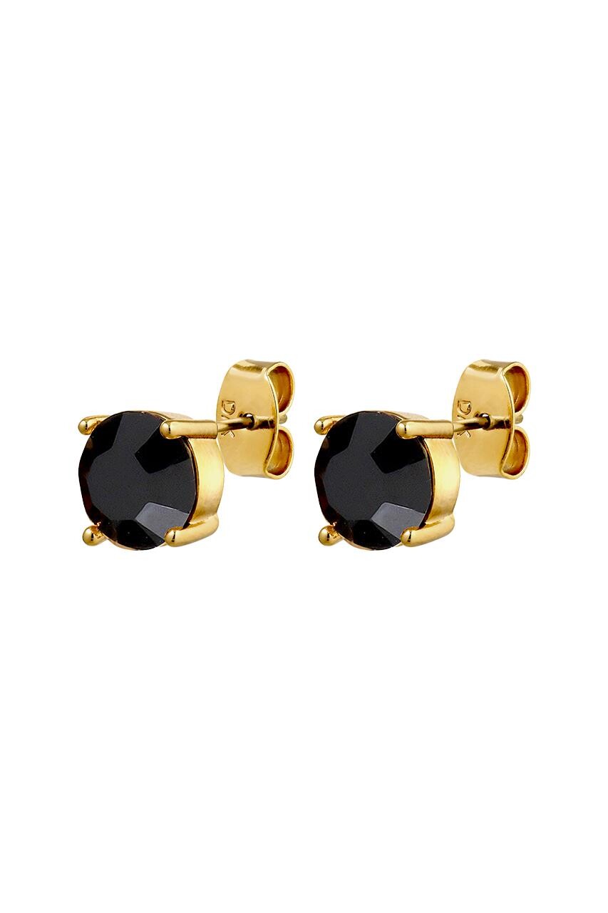 Dyrberg Kern Dyrberg/Kern Daze Earring, Color: Gold/Black, Onesize, Women