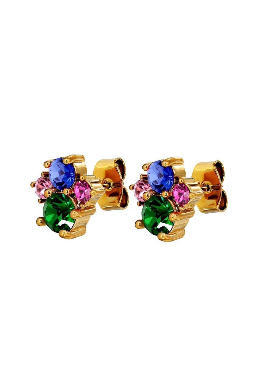 Dyrberg Kern Dyrberg/Kern Billis Earring, Color: Gold, Rainbow, Onesize, Women