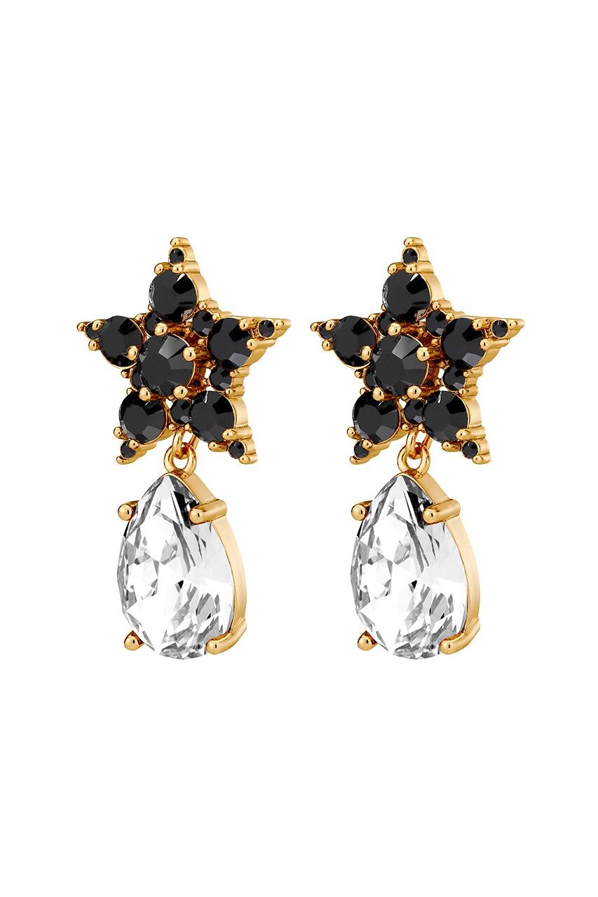 Dyrberg Kern Dyrberg/Kern Hydra Earring, Color: Gold/Black, Onesize, Women
