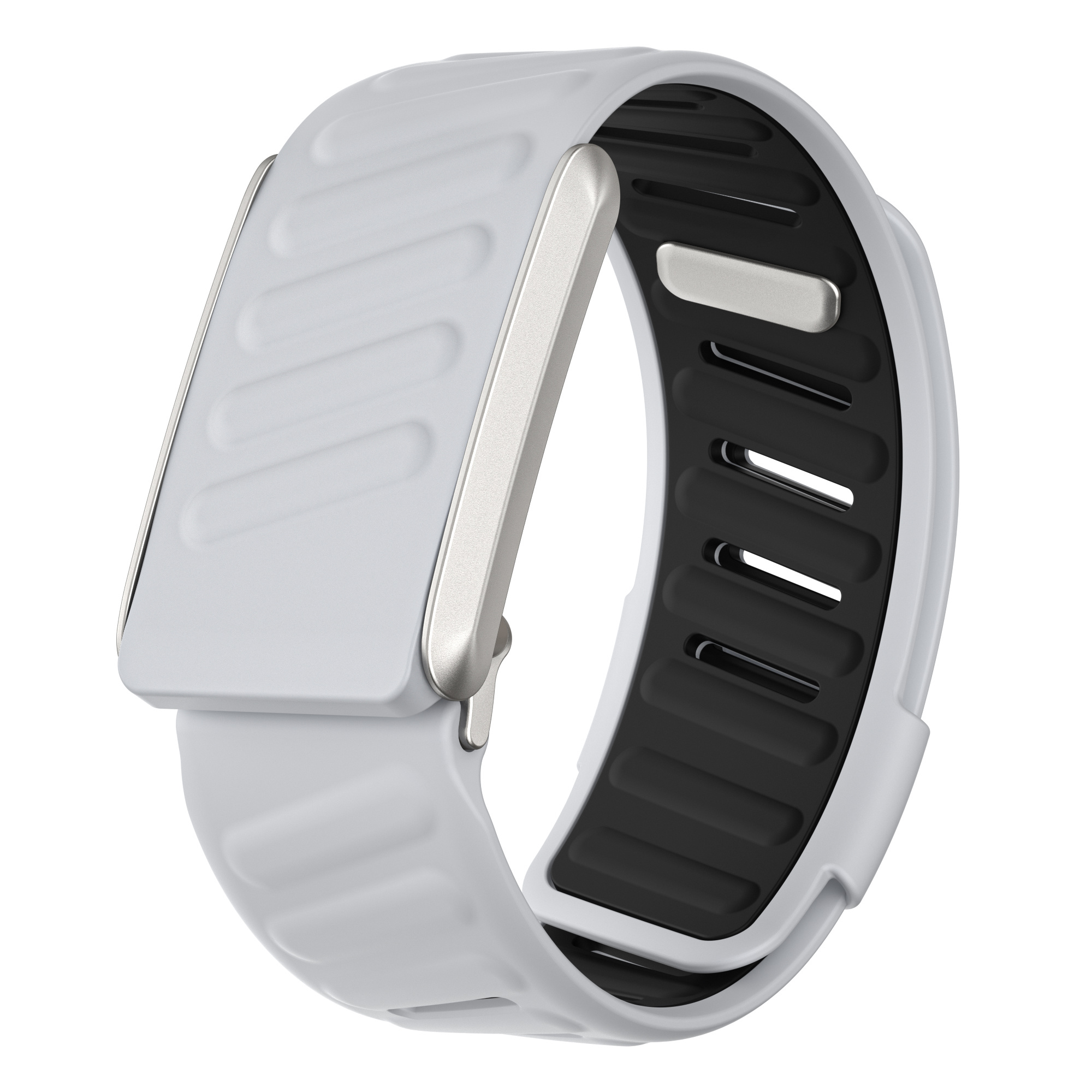 Strap-it Whoop 4.0 sport bandje (lichtgrijs/zwart)