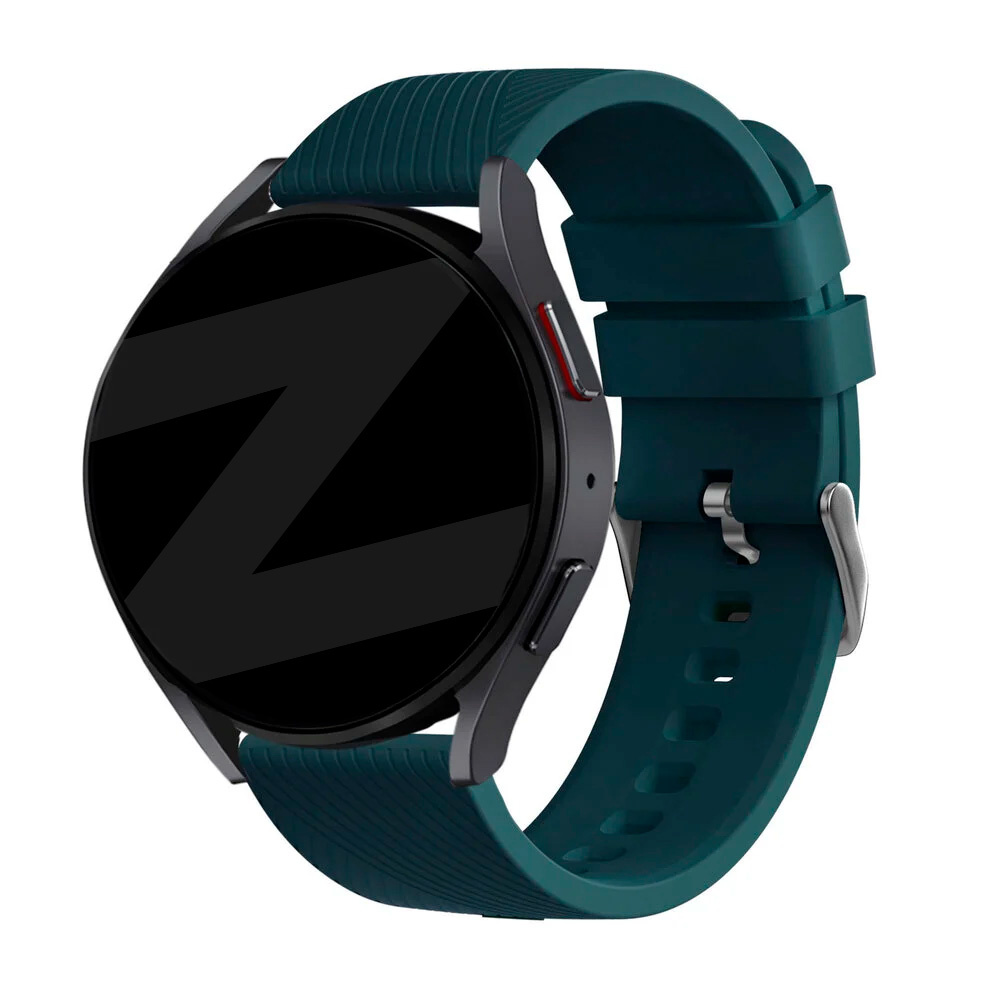 Bandz Amazfit Cheetah (Pro) siliconen band 'Deluxe' (donkergroen)
