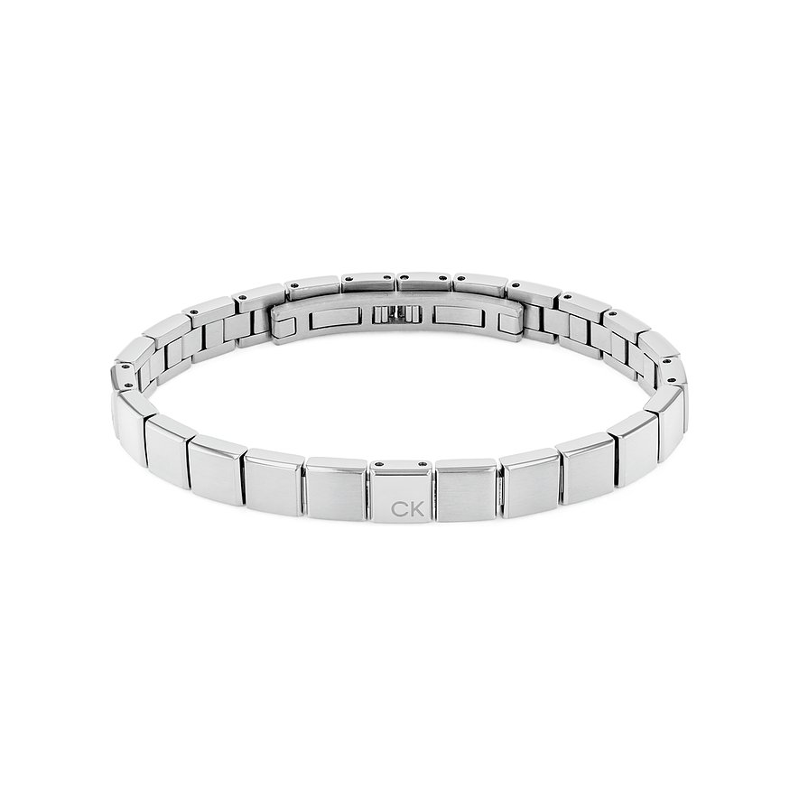 Calvin Klein Armband Sieraden roestvrij staal armbanden schakelketting SQUARES bij hoodie, shirt, jeans, sneakers, jas,  underwear!