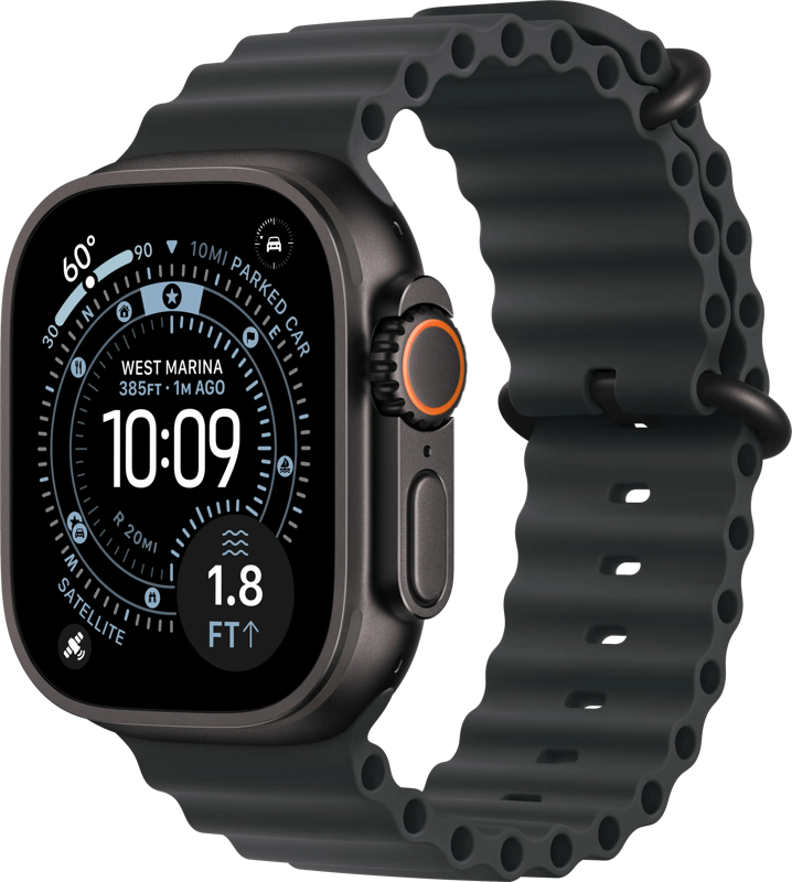 Apple Watch Ultra 3 5G 49mm Zwart Ocean Band
