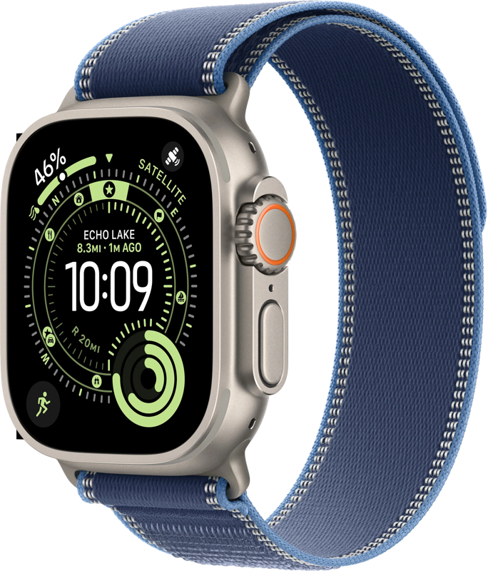 Apple Watch Ultra 3 Cellular 49mm Natural Trail Band S/M
