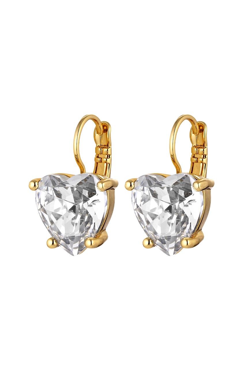 Dyrberg Kern Dyrberg/Kern Adora Earring, Color: Gold/Crystal, Onesize, Women