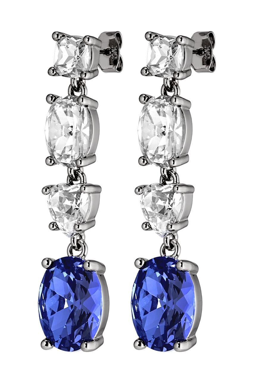 Dyrberg Kern Dyrberg/Kern Carmen Earring, Color: Silver/Blue, Onesize, Women