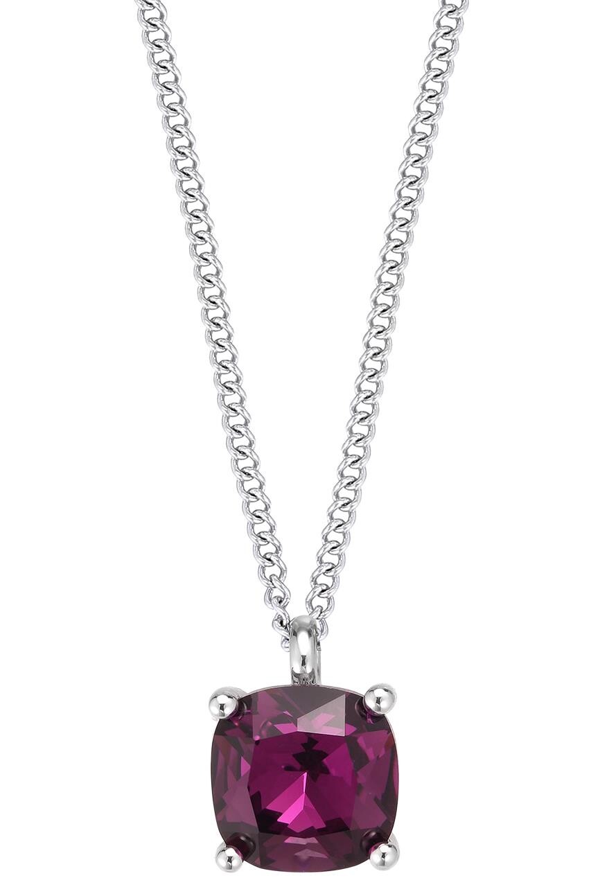 Dyrberg Kern Dyrberg/Kern Manny Necklace, Color: Silver, Purple, Onesize, Women