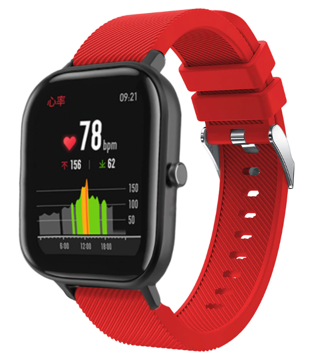 Xiaomi Amazfit GTS silicone band (rood)
