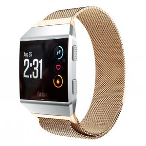 Fitbit Ionic Milanese band (ros&eacute; goud)