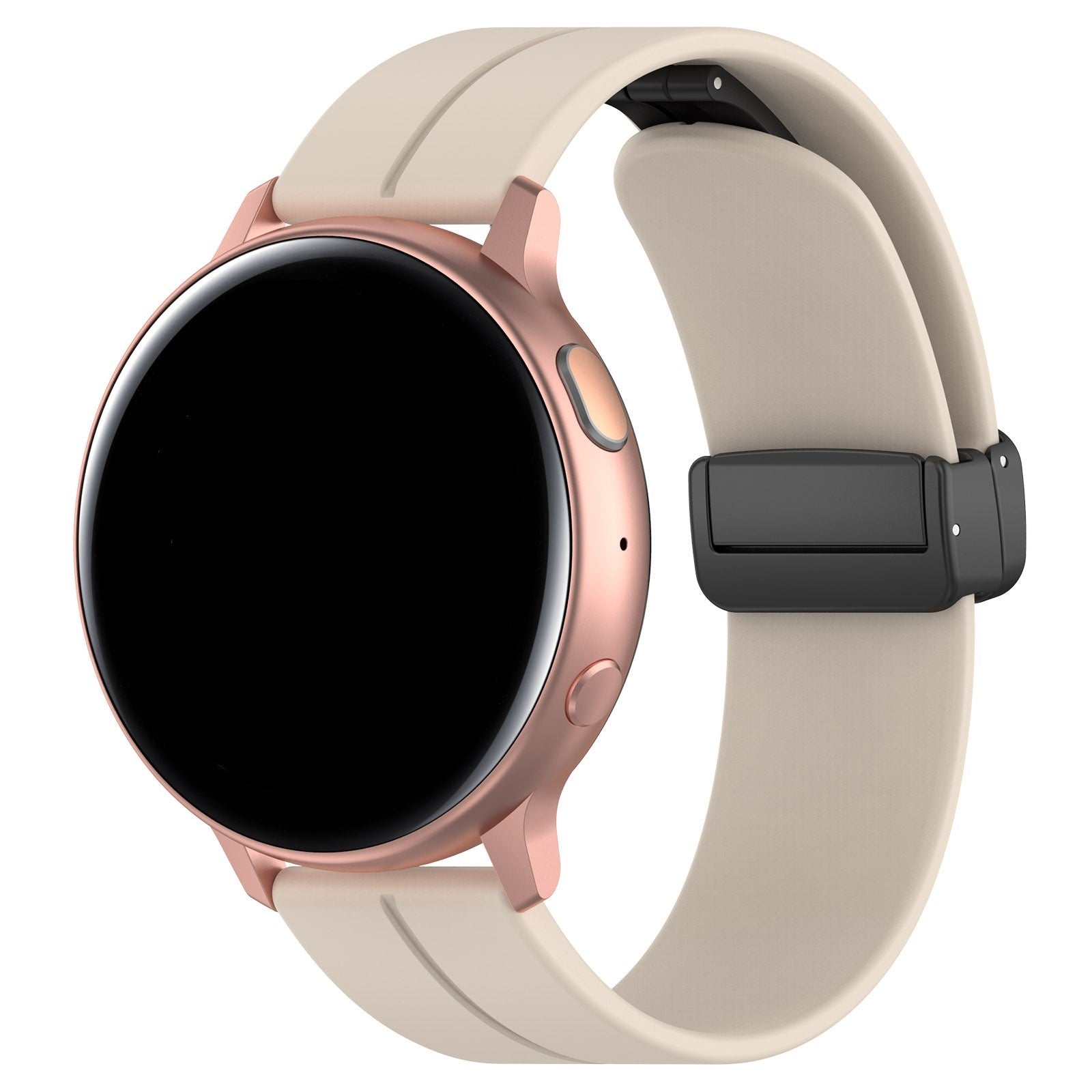 Amazfit Active D-buckle siliconen bandje (sterrenlicht)