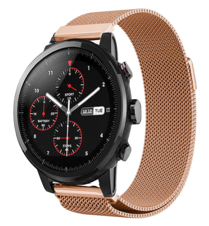 Xiaomi Amazfit Stratos Milanese band (rosé goud)