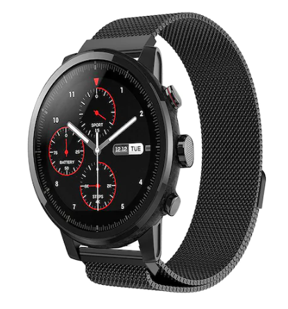 Xiaomi Amazfit Stratos Milanese band (zwart)