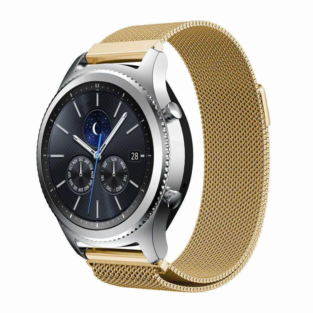Samsung Gear S3 Classic & Frontier Milanese band (goud)