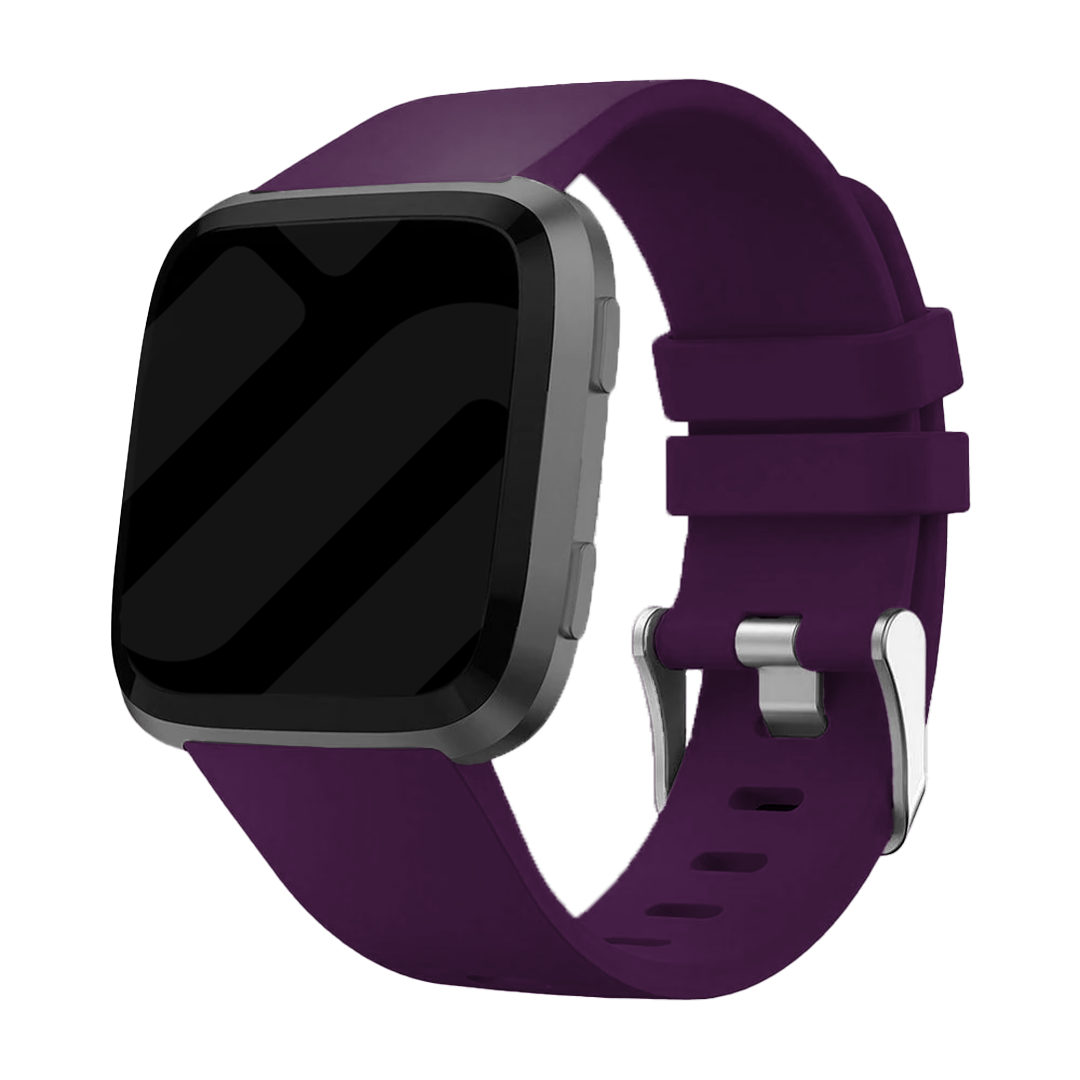Fitbit Versa / Versa 2 silicone band (donkerpaars)