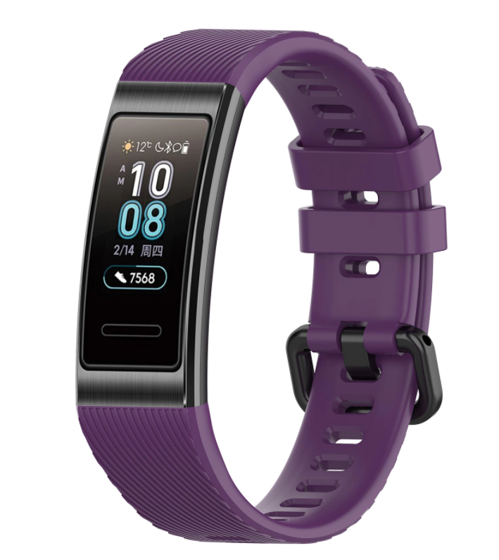 Huawei band 3 / 4 Pro silicone band (paars)