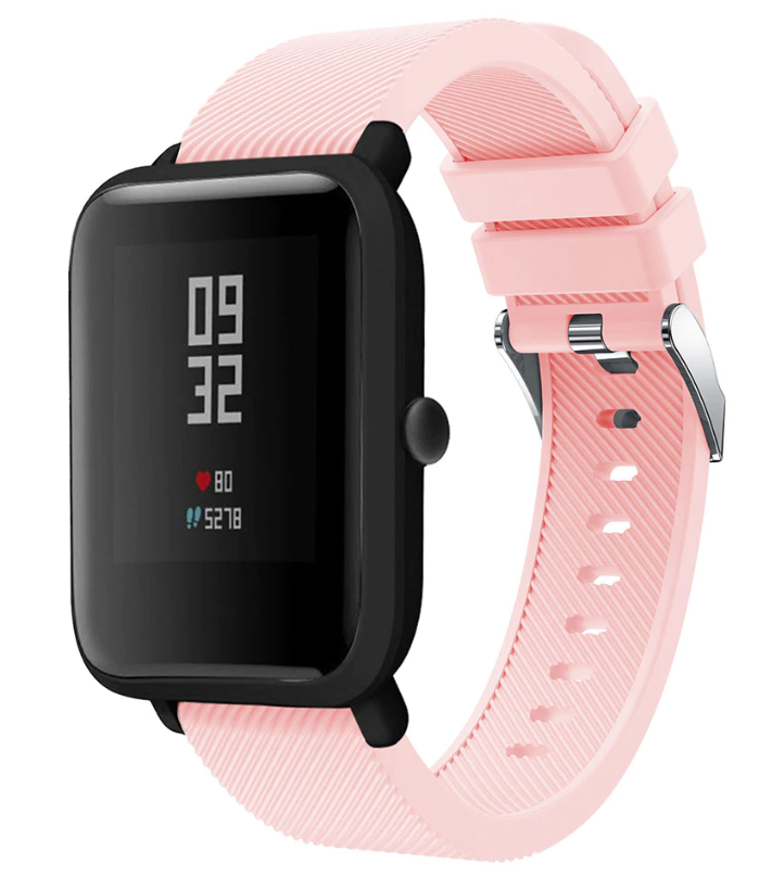 Xiaomi Amazfit Bip silicone band (roze)