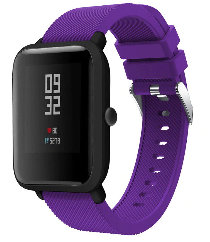 Xiaomi Amazfit Bip silicone band (paars)