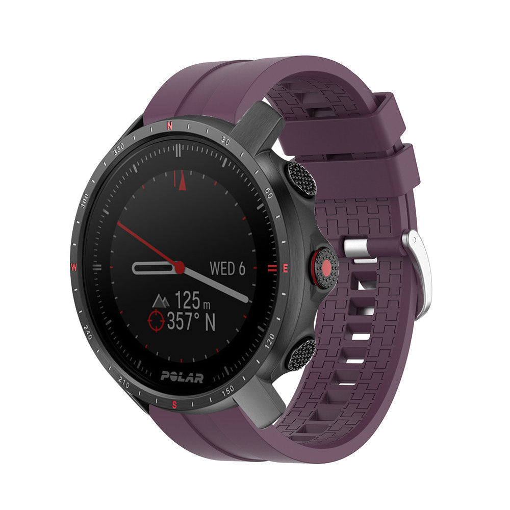 Polar Grit X Pro extreme silicone band (paars)
