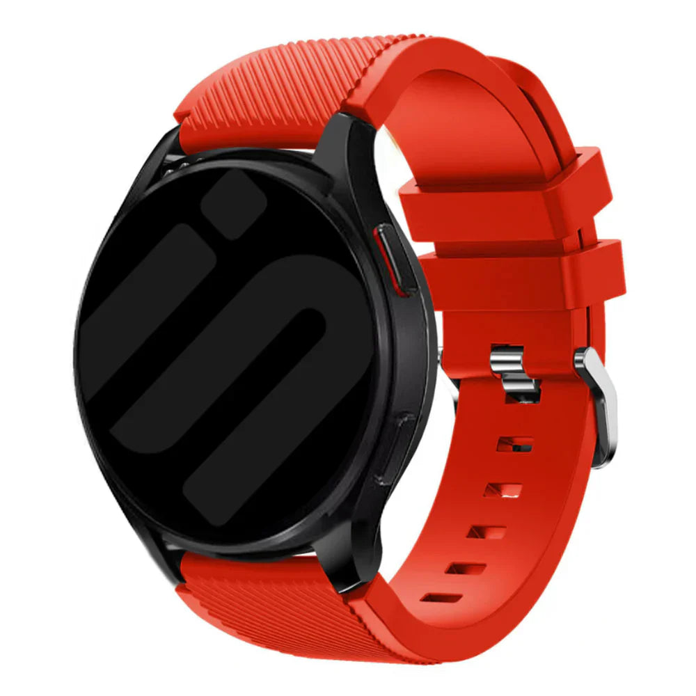 Amazfit Balance twill siliconen bandje (rood)