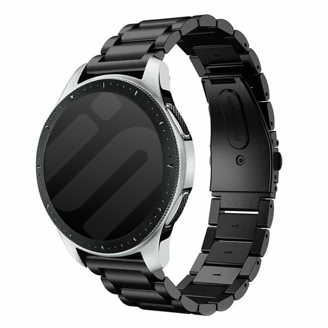 Garmin Vivoactive 4 stalen band (zwart)