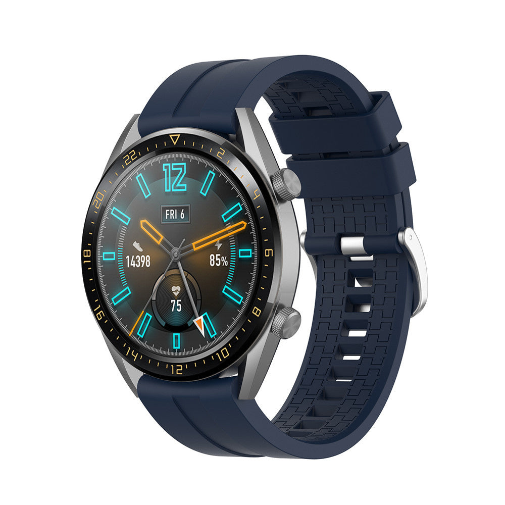 Huawei Watch GT 6 - 46mm extreme silicone band (donkerblauw)