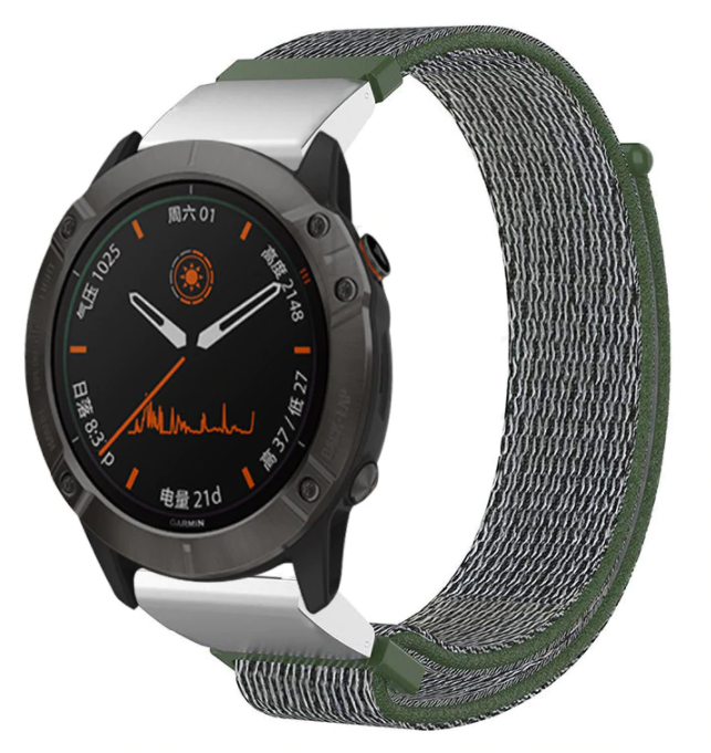 Garmin Fenix 8 Pro - 47mm nylon band (groen)
