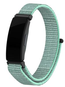 Fitbit Inspire / Inspire HR / Inspire 2 nylon bandje (aqua)